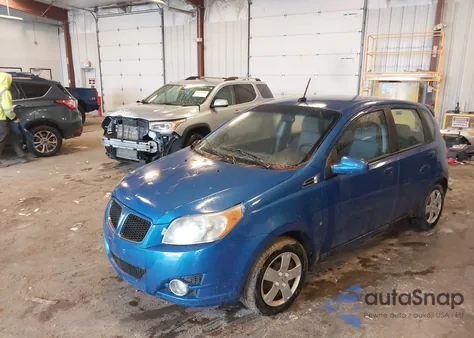 2009 Pontiac G3 from USA, damaged, VIN KL2TD66E19B647115
